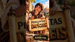 🔥 3 PERGUNTAS BÍBLICAS DIFÍCEIS! Você consegue 3/3? 😱 | Missão #34