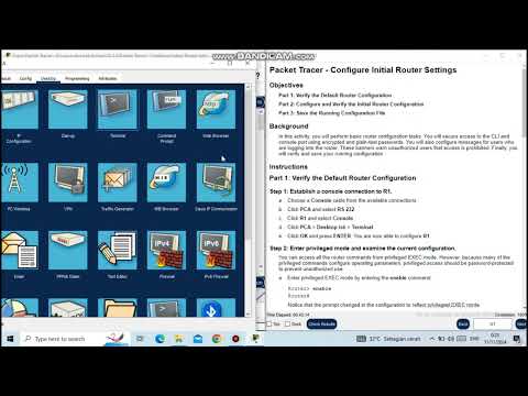 10.1.4 packet tracer - configure initial router settings