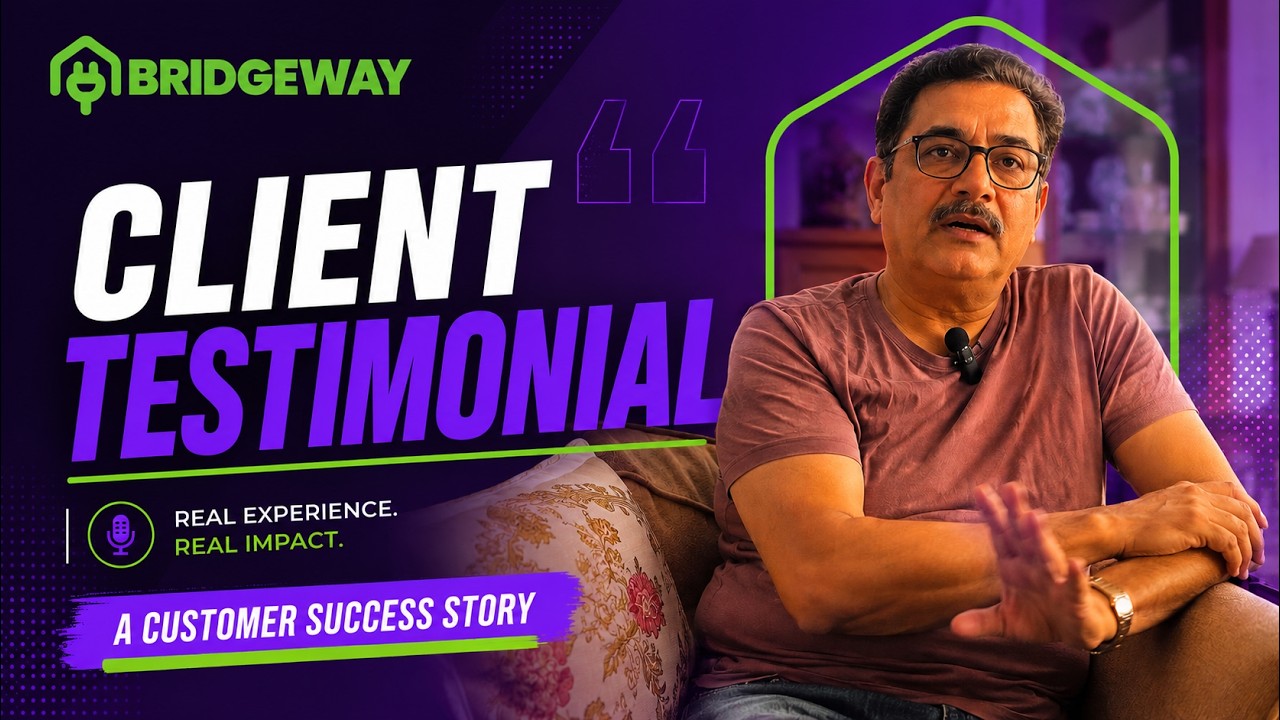 Bridgeway Power Customer Testimonial | Mr. Sanjay Mathur Shares His Solar Journey