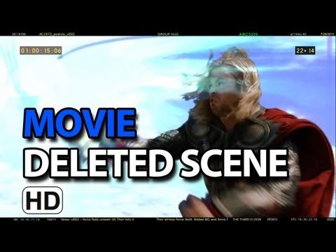 The Avengers (2012) Deleted Scenes "Thor Attacks The Tesseract"