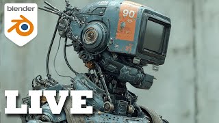 Creating a Character Robot in Blender