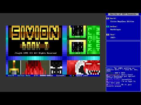 MegaZeux Livestream - Sivion MZX Demos and Project Dump