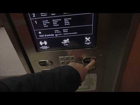 Busted! Thyssenkrupp Touch-2-Go Momentum Traction Elevators at The Hilton Quebec, Quebec City, QC