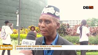 Bénin/Visite des trésors royaux à la présidence: La CDDH accomplit un devoir citoyen