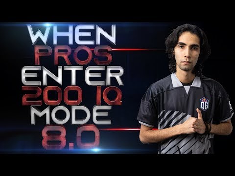 DOTA 2 - WHEN PROS ENTER 200 IQ MODE 8.0! (Smartest Plays & Next Level Moves By Pros)