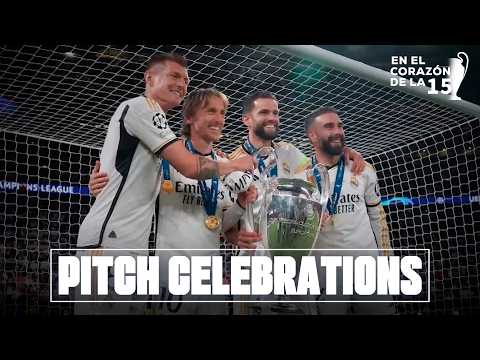 POV: You're ON THE PITCH with Real Madrid celebrating the Champions League!