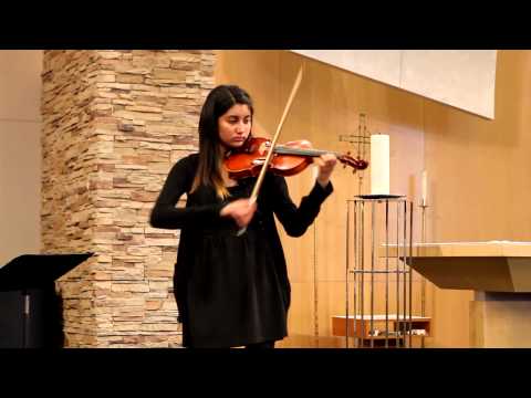 Suzuki Graduation Recital 2013 -- Violin Book 8 Lalitha Balachandran, Sonata Accademica, Veracini