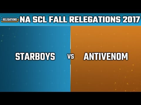 SMITE: SCL Fall Relegations NA 2017 - Starboys vs antiVenom