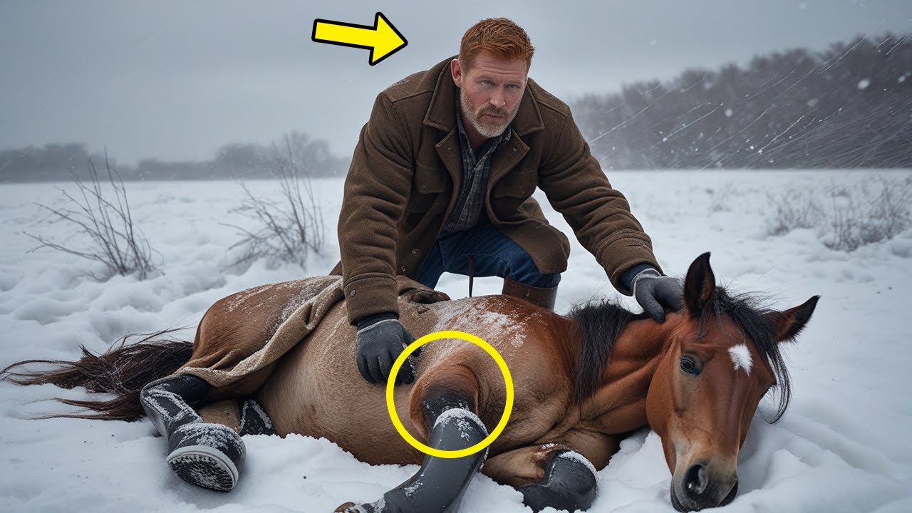 Abandoned Mare Found Frozen in Snow Turns Farmer into a Millionaire