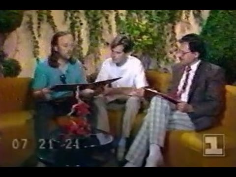Валерий Панков и Вадим Буликов на Первом канале 15 июля 1992г.