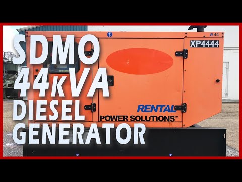 SDMO Mitsubishi Diesel Generator 40kVA – XP4444 Test #sdmo  | #fgwilson Authorised Dealer