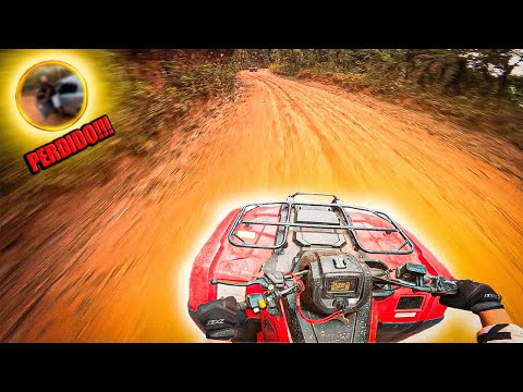 ENCONTRAMOS UM HOMEM PERDIDO NO MEIO DA TRILHA DE QUADRICICLO!