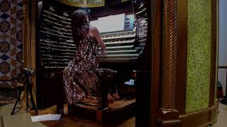 Dr. Carol Williams plays the Midmer-Losh pipe organ