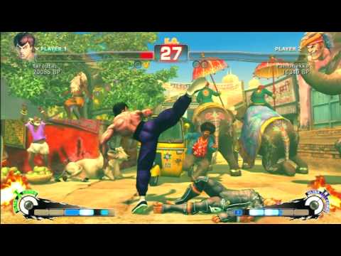 SSF4 Rank Match  tarouta (FE)  vs  ramunekka (AD)