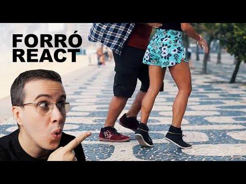 Forró roots dance by Daniel Marinho & Lethicia Antunes near Rio de Janeiro beach | Reaction video