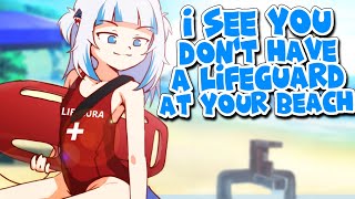 [HOLO] 浴缸裡的鯊魚 手繪動畫