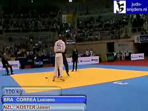 Judo 2009 Rio de Janeiro: Correa (BRA) - Koster (NZL) [-100kg].