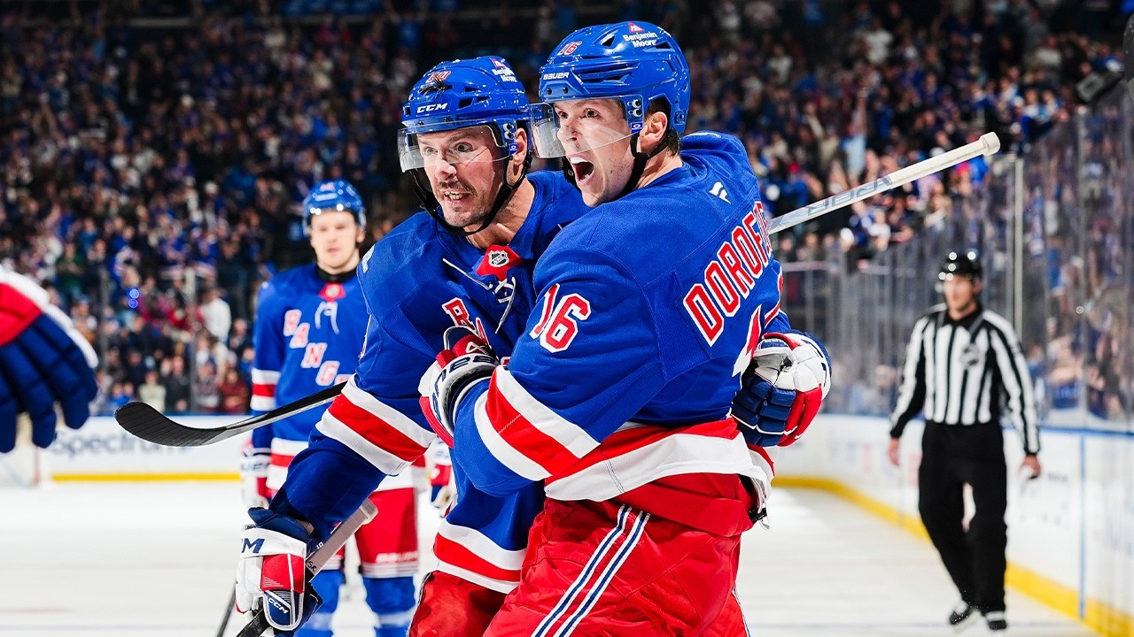 DOROFEYEV scores FIRST GOAL with the Rangers!