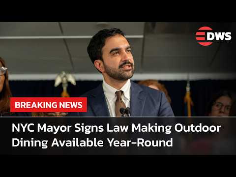 WATCH NOW: NYC Mayor Zohran Mamdani Signs Law ...