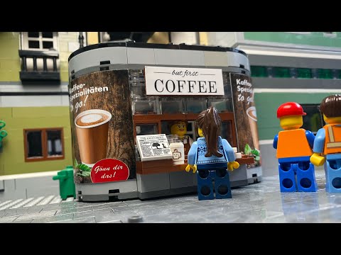 Lego-Stadt (Teil 54) Kaffee to go – der Kaffeeshop