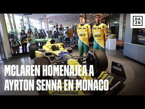 McLaren y su increíble homenaje a Ayrton Senna en el GP de Mónaco 2024 de F1 #BoxBox