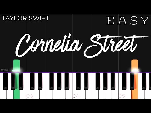 Taylor Swift - Cornelia Street | EASY Piano Tutorial
