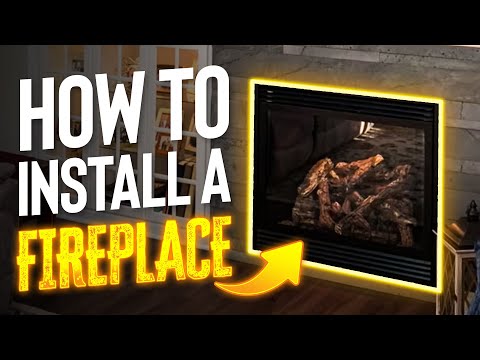 How to install a Fireplace, start to finish (direct...