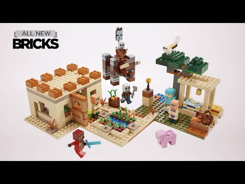 Vidéo LEGO Minecraft 21160 : L'attaque des illageois