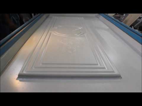 Wood door pvc film vacuum membrane press machine