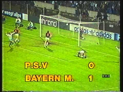 1986 September 17 PSV Eindhoven Holland 0 Bayern Munich West Germany 2 Champions Cup