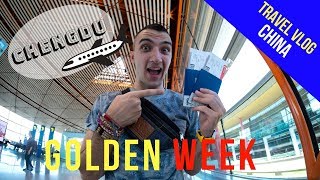 LIFE in CHINA: Golden week trip to Chengdu! Beijing AIRPORT/ STREET FOOD/ Travel VLOG (2018)