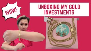UNBOXING MY GOLD INVESTMENTS