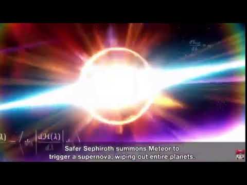 You have 22 minutes before the solar system is destroyed but sephiroth does it early