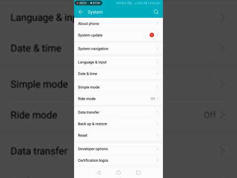 Simple mode in honor 9lite