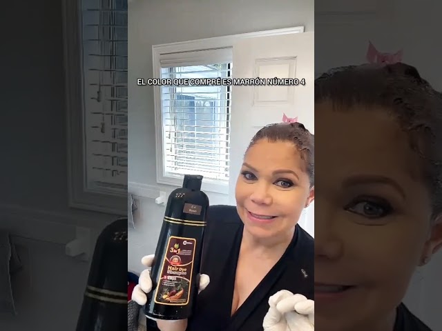 Vídeo relacionado con Hair Dye Shampoo 3 en 1, Champu tinte Canas Castaño Oscuro, Champú para Tinte de pelo Instantáneo tinte pelo,Shampoo Color en minutos Champú tinte (500 ml)