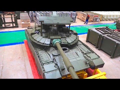 Сборка танков Т-80БВМ, проверка завода Омсктрансмаш