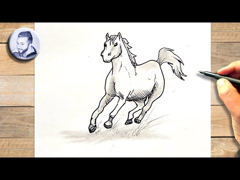 Comment dessiner un cheval au galop facilement