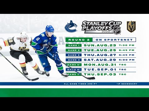 Vancouver set for 2nd-round series against top-seeded Vegas Golden Knights