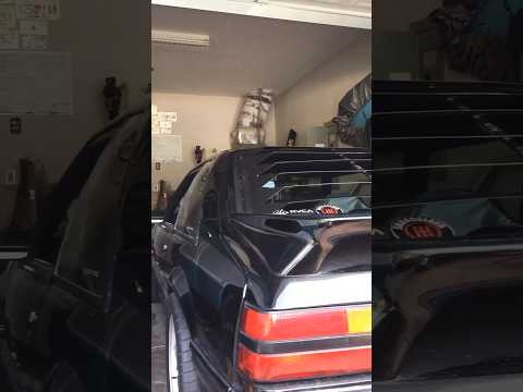 DIY louvers install on project foxbody