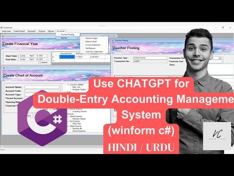 Build a Double-Entry Accounting System with #chatgpt  | C# WinForms & Crystal Reports