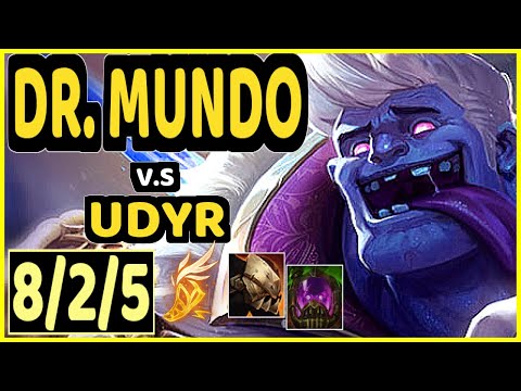 DR. MUNDO vs UDYR - 8/2/5 KDA JUNGLE GAMEPLAY - EUW Ranked GRANDMASTER