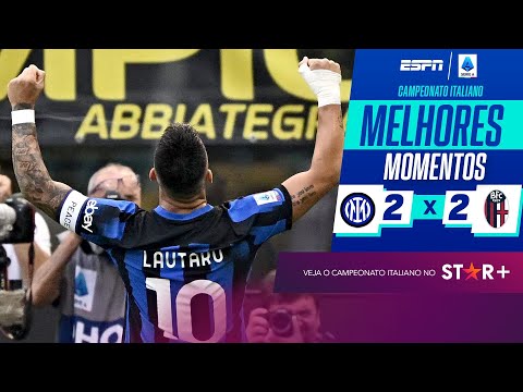 Gols e lances de Internazionale x Bologna