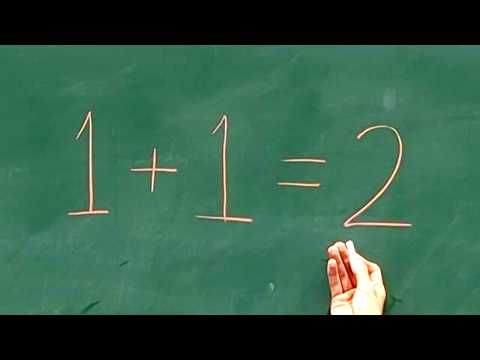 How to prove 1+1=2 (seriously)