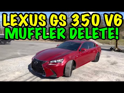 2018 Lexus GS 350 3.5L V6 Dual Exhaust w/ MUFFLER DELETE!