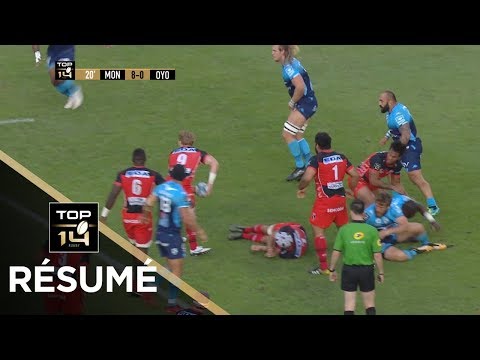 TOP 14 - Résumé Montpellier-Oyonnax: 37-6 - J2 - Saison 2017/2018