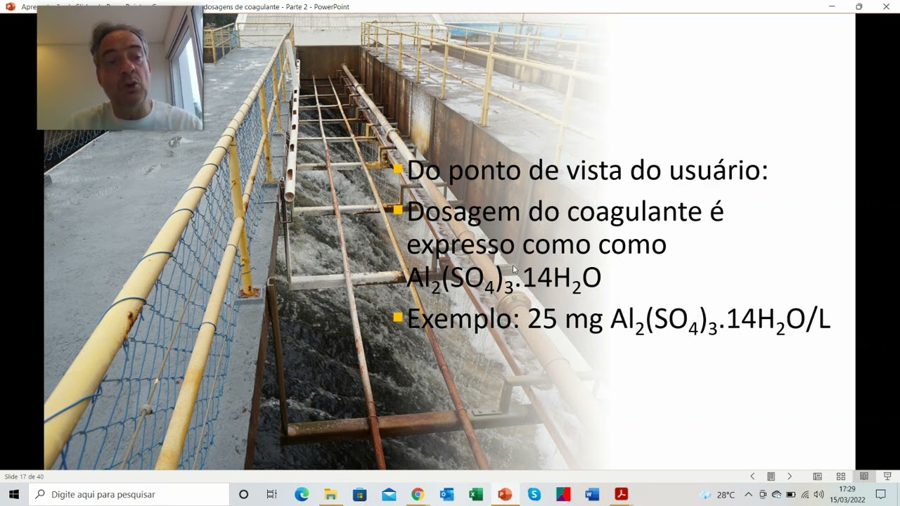 Como calcular as dosagens de coagulante empregadas no tratamento de água? - (Parte 2)
