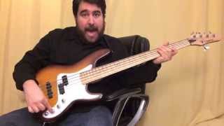 Video thumbnail for Tye Zamora talks about the Carvin Guitars PB5 bass guitar by Kiesel Guitars