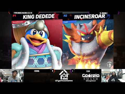 Smash Ultimate Tournament 1/22/19 - D3king(Dedede) Vs CzaN(Incineroar) - Winners Semis