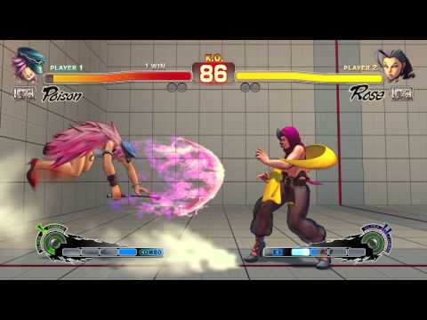 USFIV: Douyu God Of Sky ( Poison ) vs MMS HiRose ( Chun Li , Rose ) ft3 MM  CEO2015