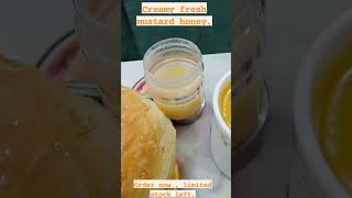 Currant bun , with Cremy honey.